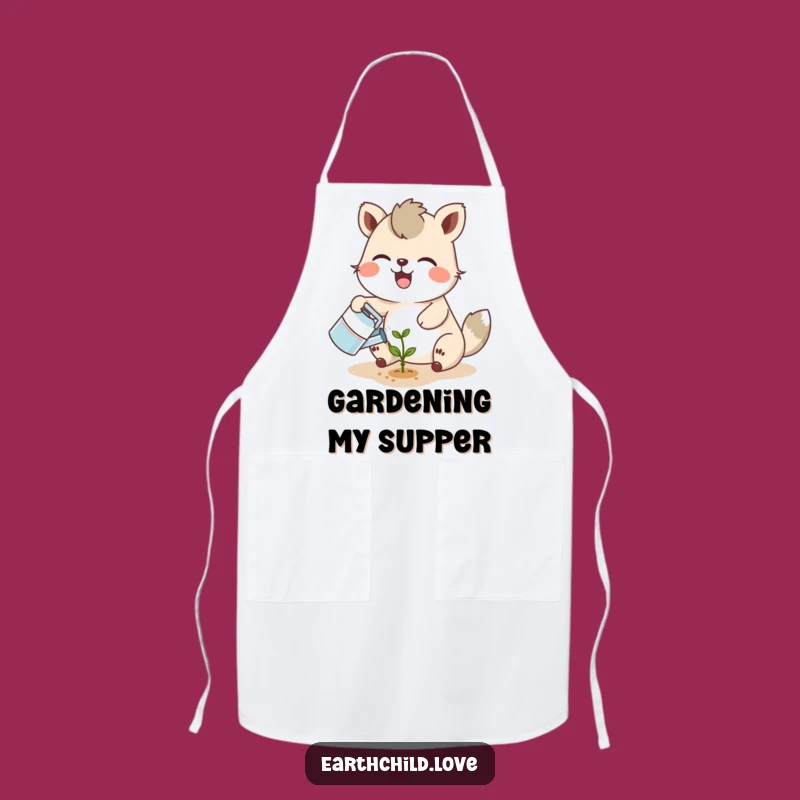 Funny Animal Gardener Apron: Hilarious Kitchenwear for Green Thumbs Gift