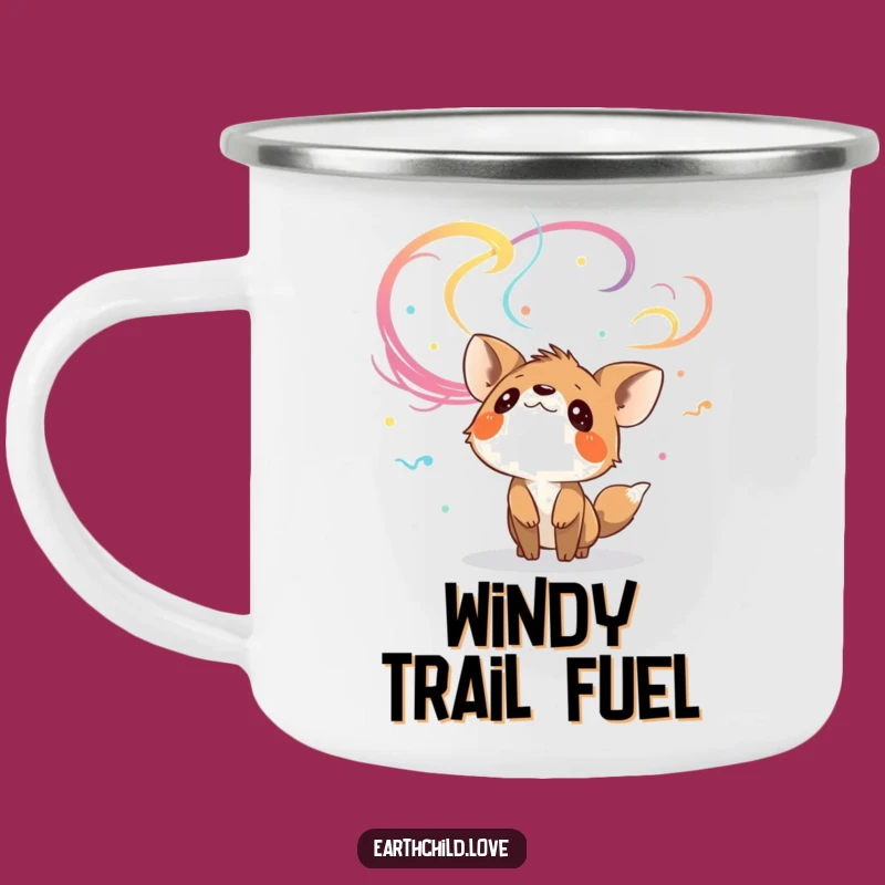 Funny Animal Wind Watcher Camping Mug: Durable & Whimsical Outdoor Gift