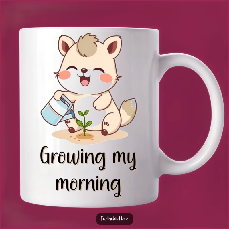 Funny Animal Gardener Mug: Joyful Plant Lover Gift for Green Thumbs