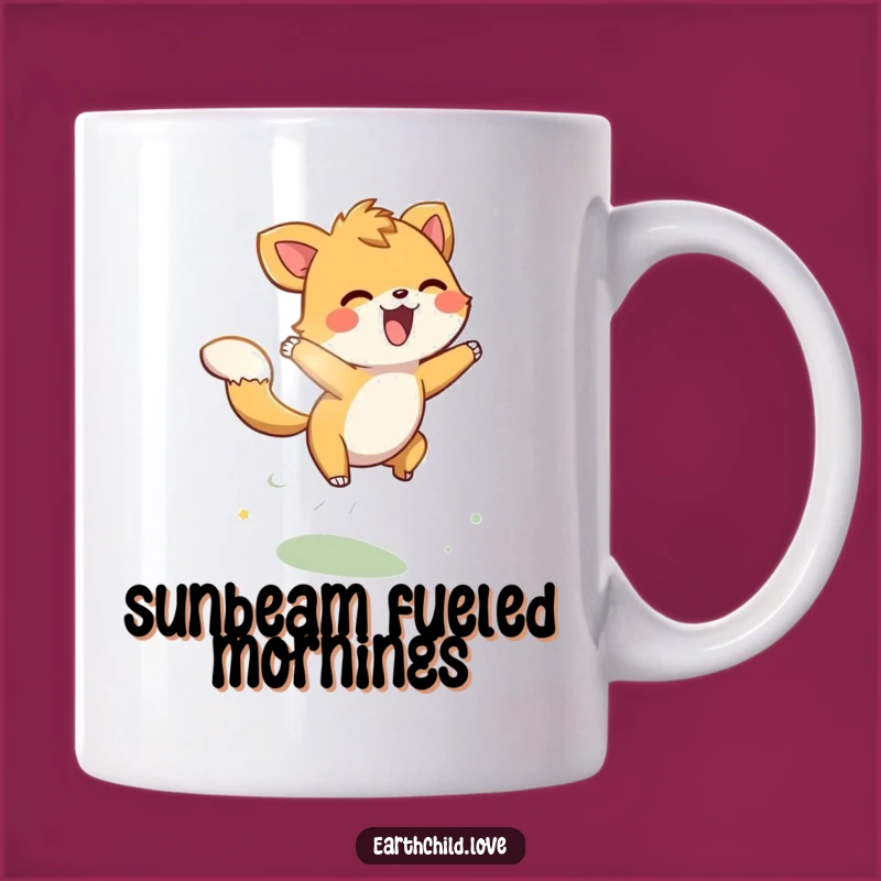 Funny Animal Sunbeam Leaper Mug: Energetic & Joyful Gift for Active Folks