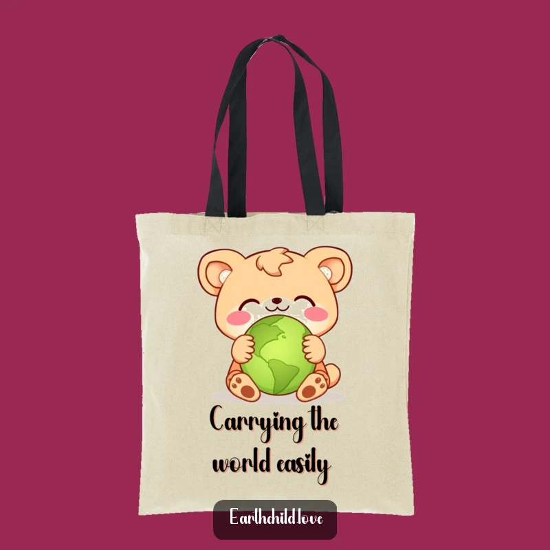 Funny Animal Planet Hug Tote Bag: Stylish & Hilarious Eco-Friendly Carryall Gift